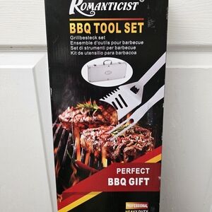Romanticist 25pcs Heavy Duty BBQ Grill Gift Set in Case - Perfect BBQ Set